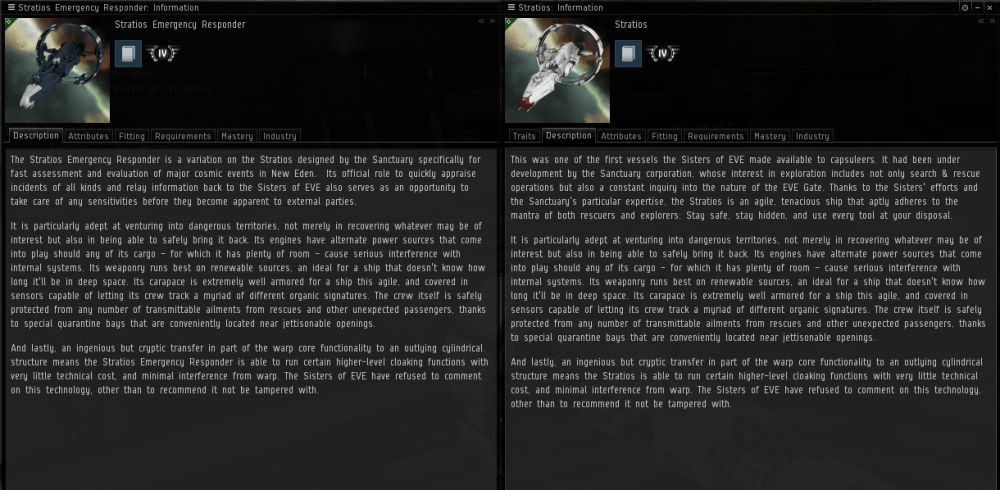 Descriptions of Stratios Emergency Responder vs Standard